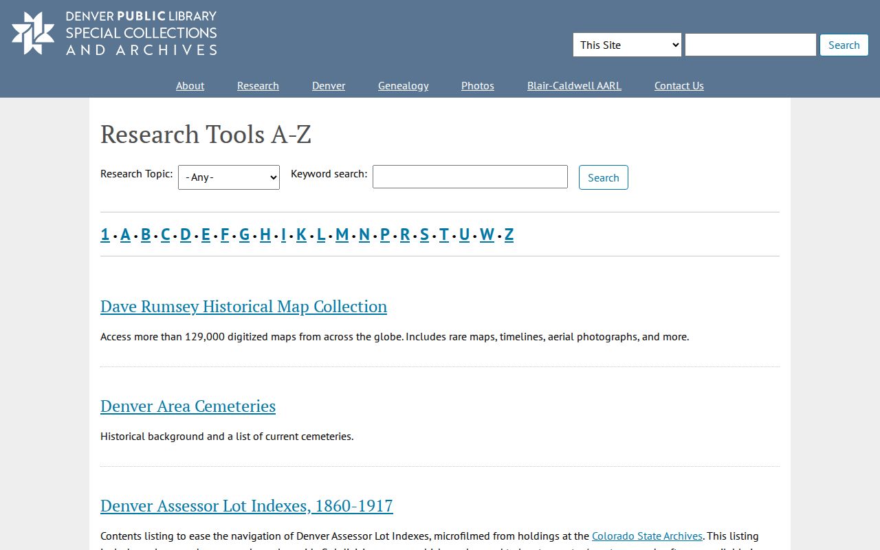 Wheat Ridge city directory Denver Public Library obituary index