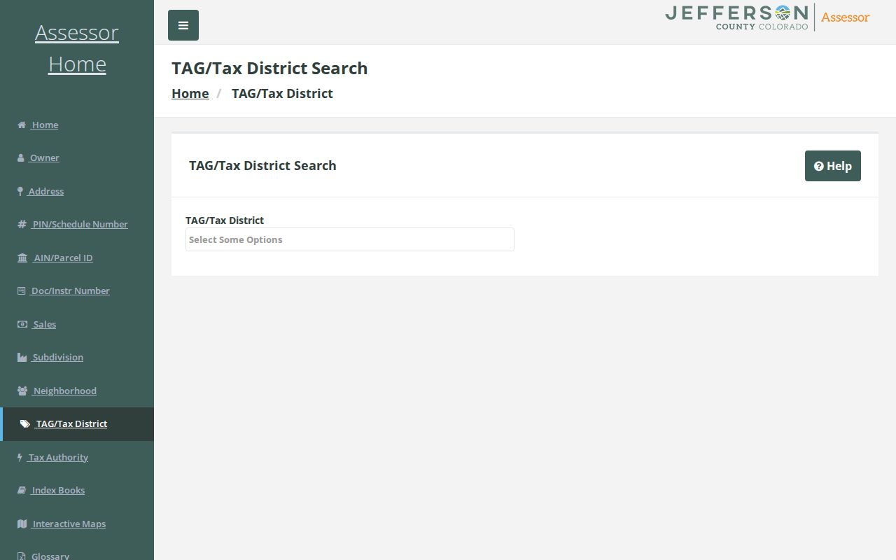 Wheat Ridge ZIP code directory Assessor tax district search